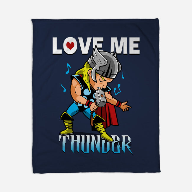 Love Me Thunder-None-Fleece-Blanket-Boggs Nicolas