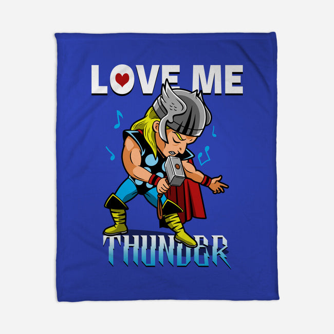 Love Me Thunder-None-Fleece-Blanket-Boggs Nicolas