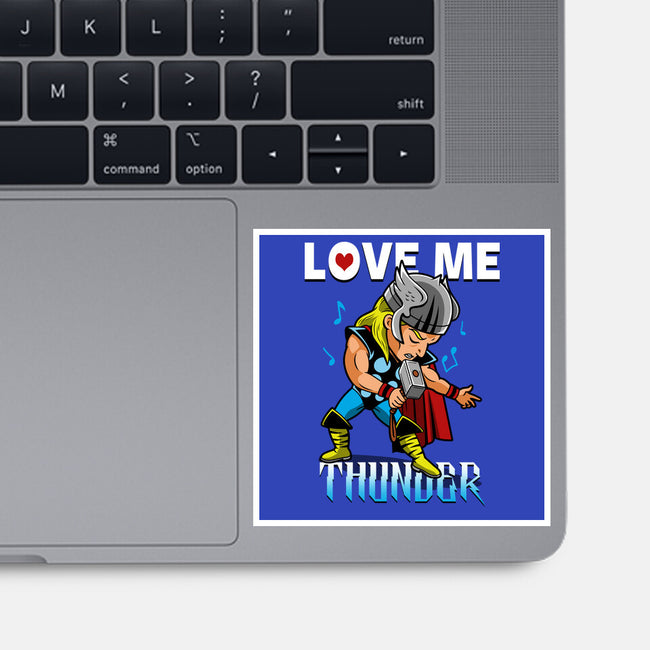 Love Me Thunder-None-Glossy-Sticker-Boggs Nicolas