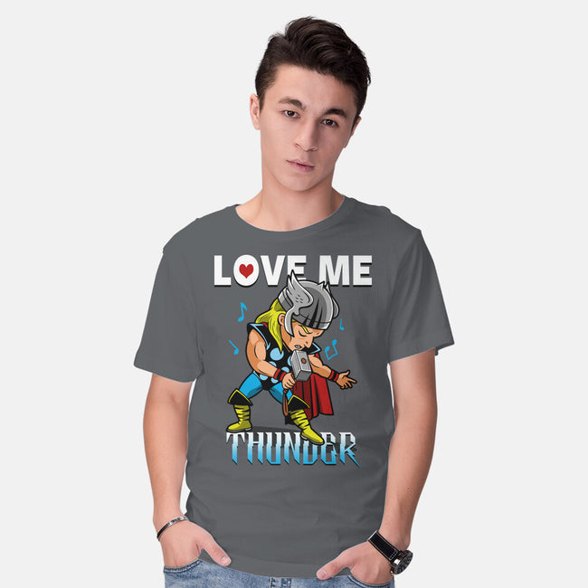 Love Me Thunder-Mens-Basic-Tee-Boggs Nicolas