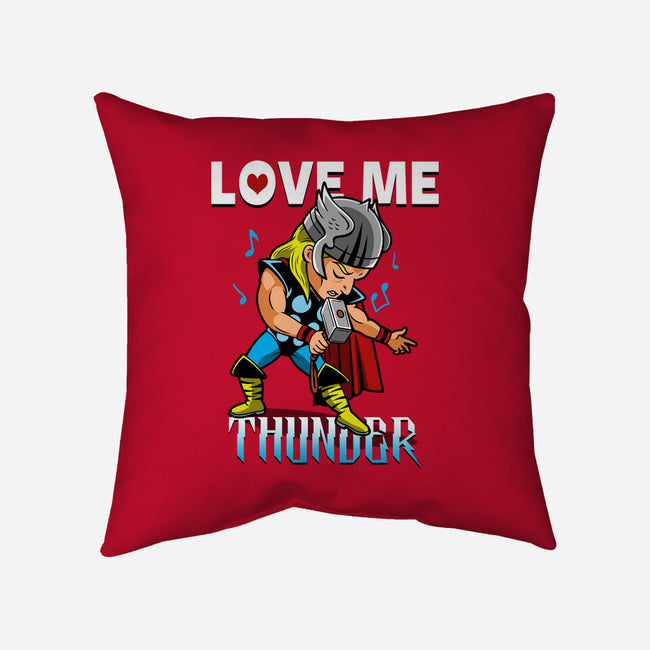 Love Me Thunder-None-Removable Cover w Insert-Throw Pillow-Boggs Nicolas