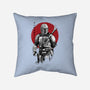 Mandalorian Bounty Hunter Sumi-e-None-Removable Cover w Insert-Throw Pillow-DrMonekers