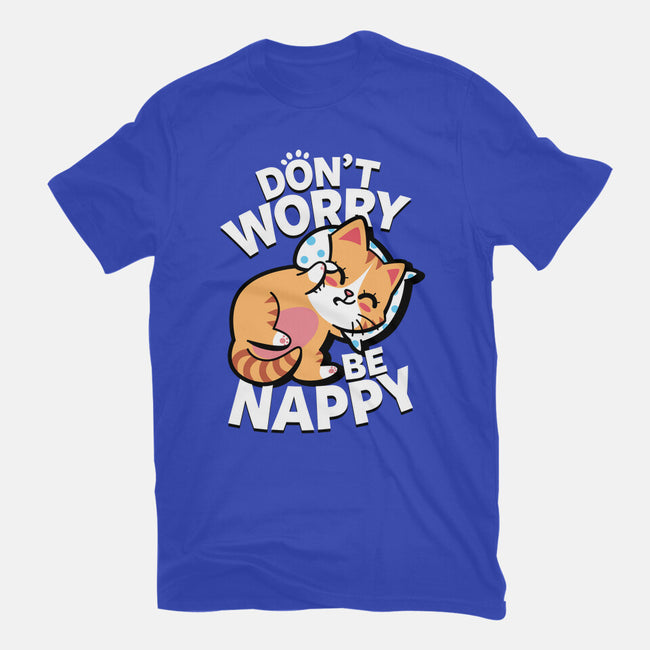 Don't Worry Be Nappy-Womens-Fitted-Tee-Boggs Nicolas