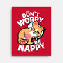 Don't Worry Be Nappy-None-Stretched-Canvas-Boggs Nicolas