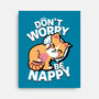 Don't Worry Be Nappy-None-Stretched-Canvas-Boggs Nicolas