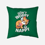 Don't Worry Be Nappy-None-Removable Cover w Insert-Throw Pillow-Boggs Nicolas