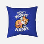 Don't Worry Be Nappy-None-Removable Cover w Insert-Throw Pillow-Boggs Nicolas