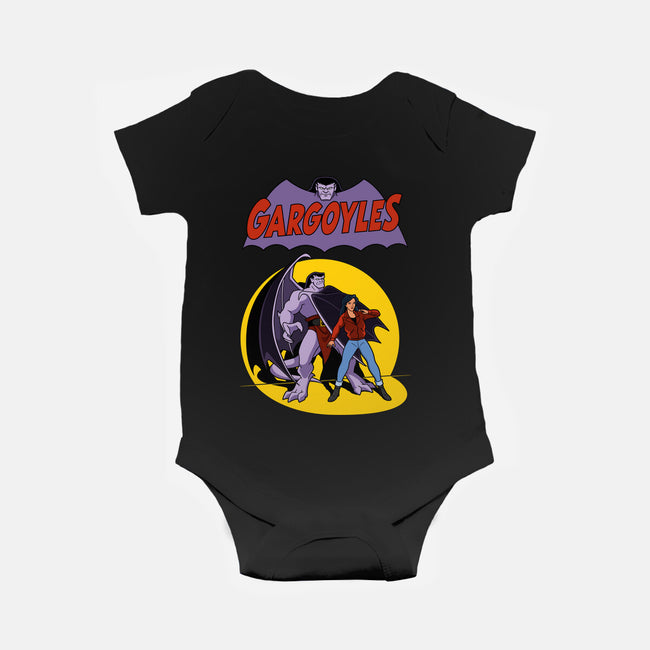 Gargoyles Cover-Baby-Basic-Onesie-jasesa