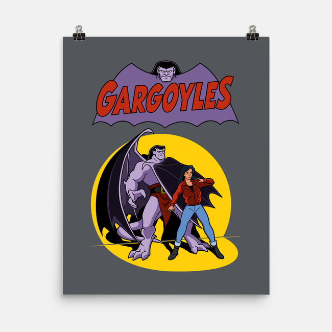 Gargoyles Cover-None-Matte-Poster-jasesa