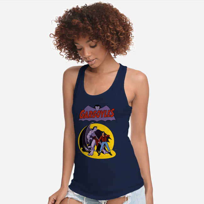 Gargoyles Cover-Womens-Racerback-Tank-jasesa