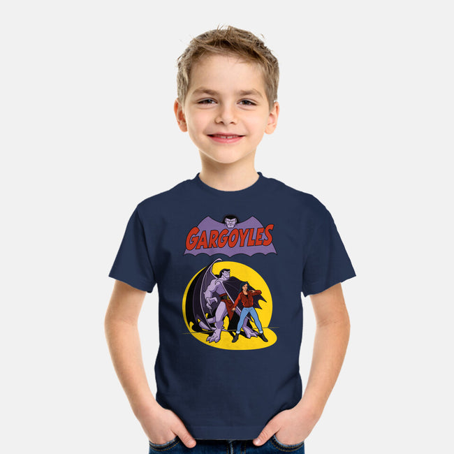 Gargoyles Cover-Youth-Basic-Tee-jasesa