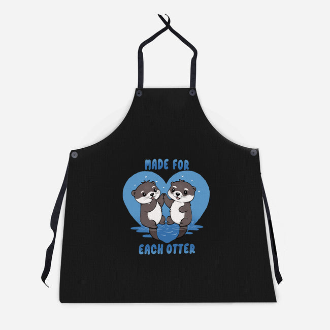 Made For Each Otter-Unisex-Kitchen-Apron-Trendlory