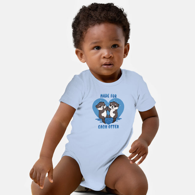 Made For Each Otter-Baby-Basic-Onesie-Trendlory