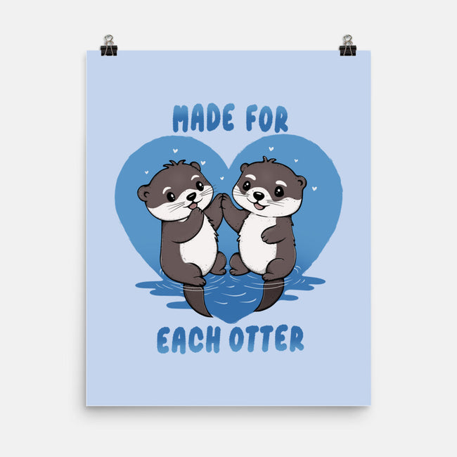 Made For Each Otter-None-Matte-Poster-Trendlory