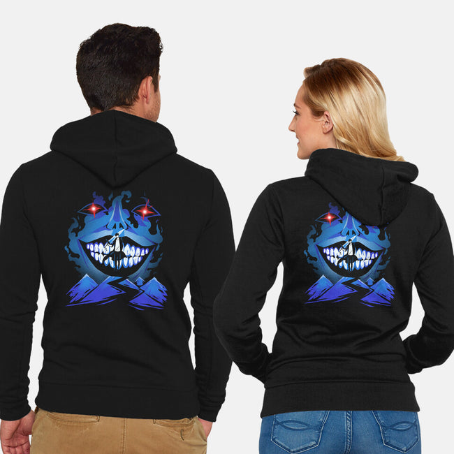 Lone Hunter-Unisex-Zip-Up-Sweatshirt-estudiofitas