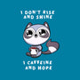 I Don't Rise And Shine-None-Fleece-Blanket-FunkVampire