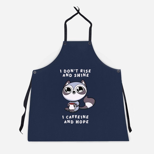 I Don't Rise And Shine-Unisex-Kitchen-Apron-FunkVampire