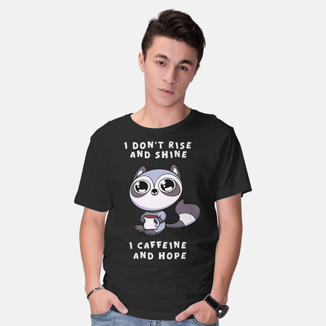 I Don't Rise And Shine-Mens-Basic-Tee-FunkVampire