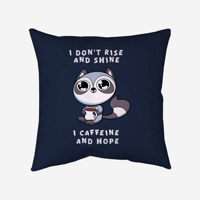 I Don't Rise And Shine-None-Removable Cover w Insert-Throw Pillow-FunkVampire