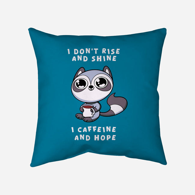 I Don't Rise And Shine-None-Removable Cover w Insert-Throw Pillow-FunkVampire