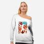 Twinkle Wings-Womens-Off Shoulder-Sweatshirt-dandingeroz