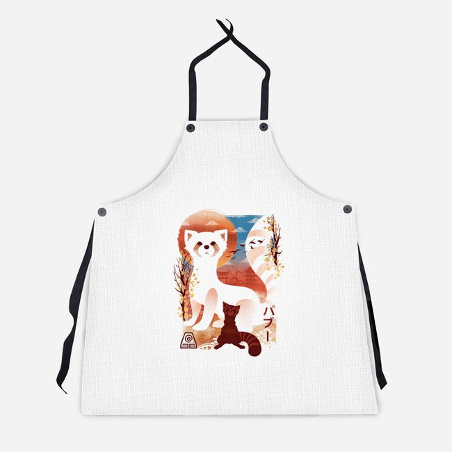 Fire Ferrets-Unisex-Kitchen-Apron-dandingeroz