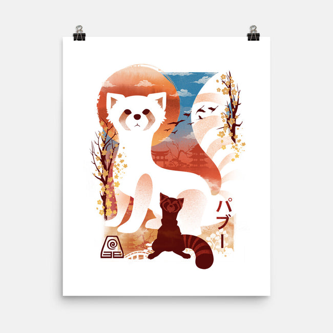 Fire Ferrets-None-Matte-Poster-dandingeroz