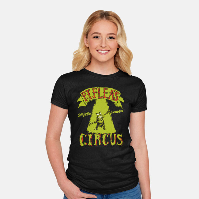 Flea Circus-Womens-Fitted-Tee-dalethesk8er