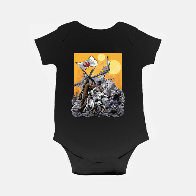 The Battle Of Tatooine-Baby-Basic-Onesie-zascanauta