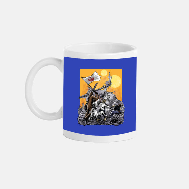 The Battle Of Tatooine-None-Mug-Drinkware-zascanauta