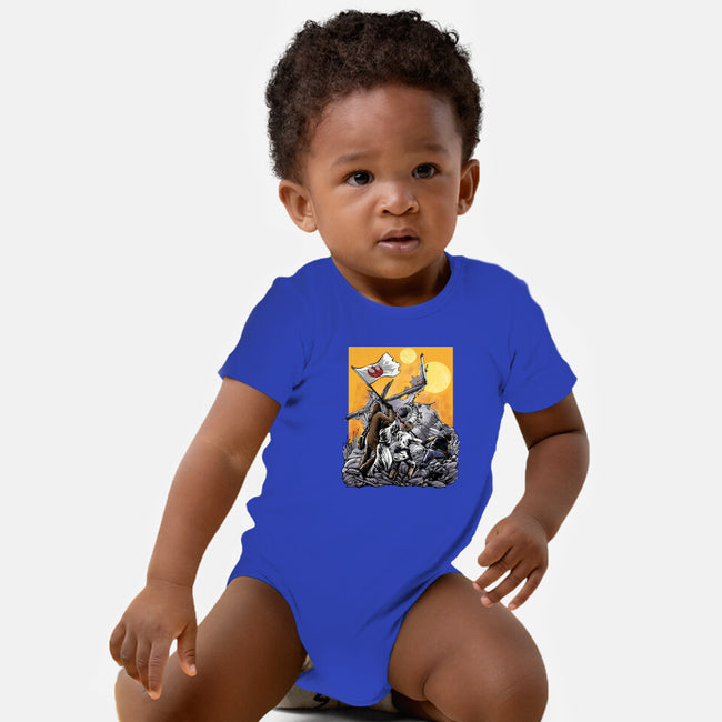 The Battle Of Tatooine-Baby-Basic-Onesie-zascanauta