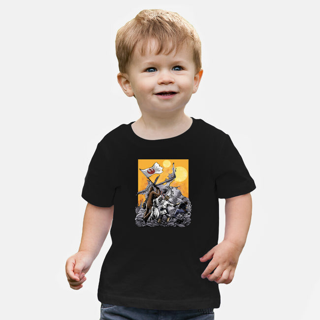 The Battle Of Tatooine-Baby-Basic-Tee-zascanauta