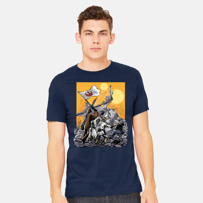 The Battle Of Tatooine-Mens-Heavyweight-Tee-zascanauta