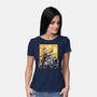 The Battle Of Tatooine-Womens-Basic-Tee-zascanauta