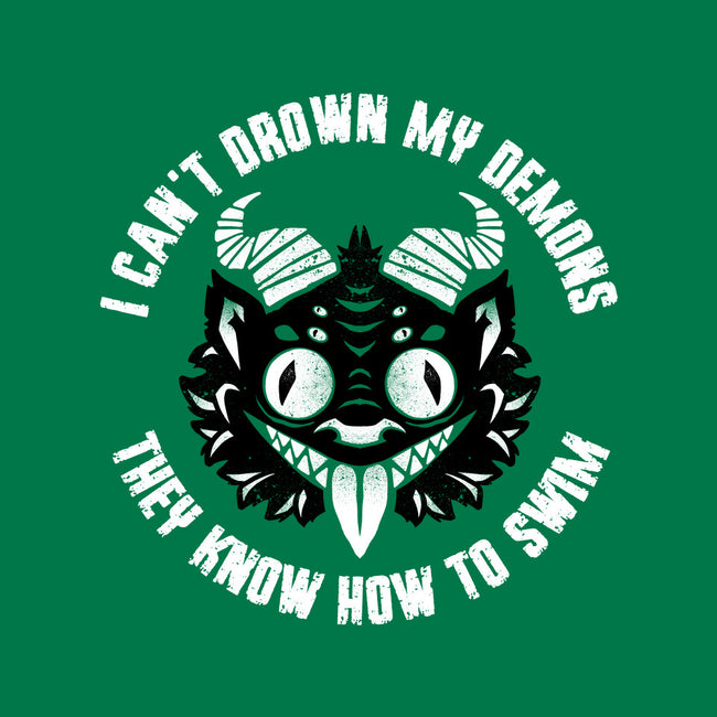 I Can't Drown My Demons-Womens-Fitted-Tee-Bezao Abad