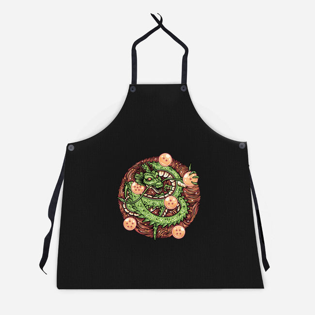 Spirit Of The Dragon-Unisex-Kitchen-Apron-glitchygorilla