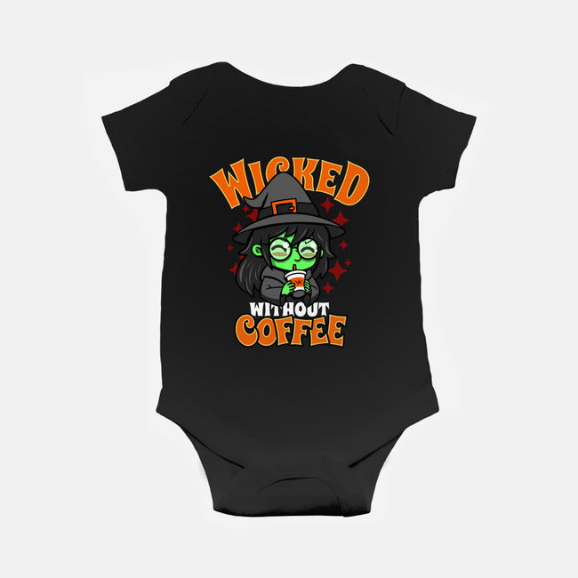 Wicked Without Coffee-Baby-Basic-Onesie-Boggs Nicolas