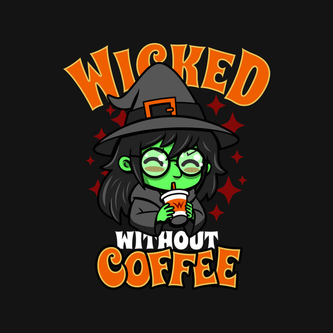 Wicked Without Coffee-None-Fleece-Blanket-Boggs Nicolas