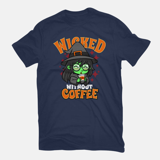 Wicked Without Coffee-Mens-Heavyweight-Tee-Boggs Nicolas