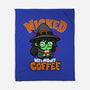 Wicked Without Coffee-None-Fleece-Blanket-Boggs Nicolas