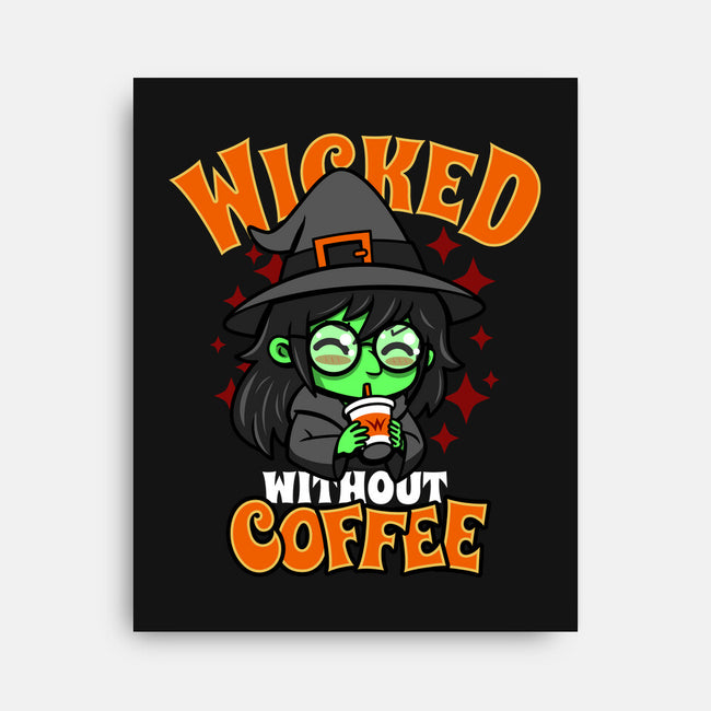 Wicked Without Coffee-None-Stretched-Canvas-Boggs Nicolas