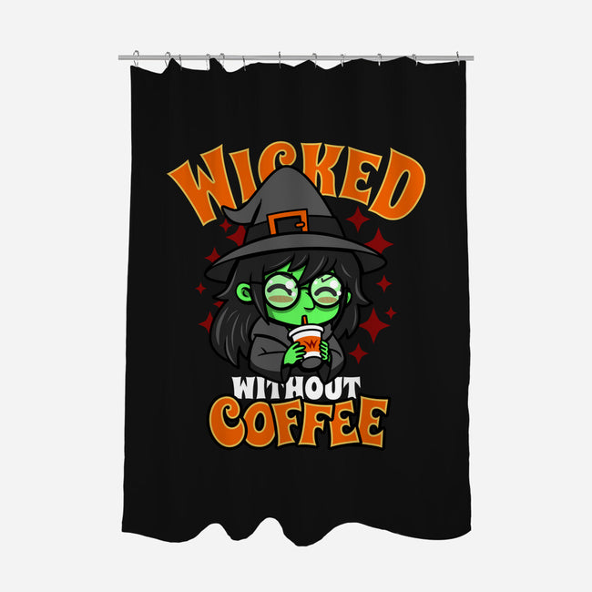 Wicked Without Coffee-None-Polyester-Shower Curtain-Boggs Nicolas