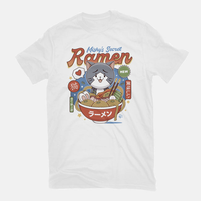 Mishelam Wonderland Mishy Ramen-Womens-Fitted-Tee-LAGELANTEE