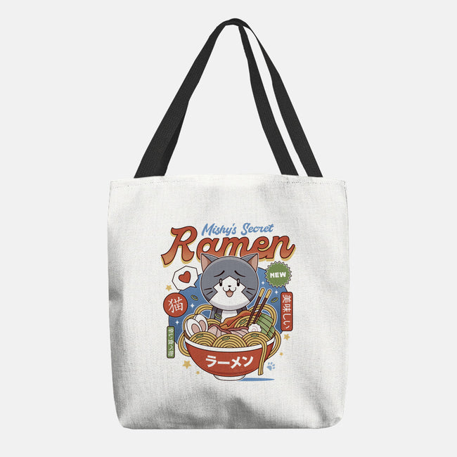 Mishelam Wonderland Mishy Ramen-None-Basic Tote-Bag-LAGELANTEE