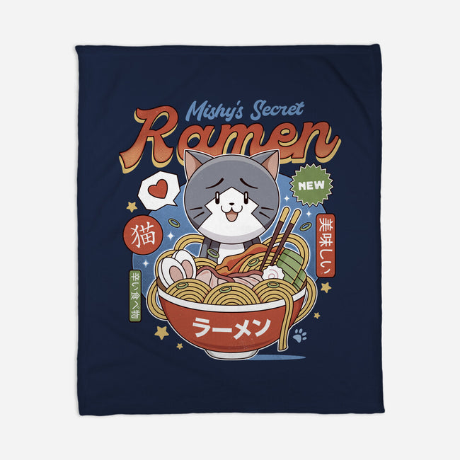 Mishelam Wonderland Mishy Ramen-None-Fleece-Blanket-LAGELANTEE