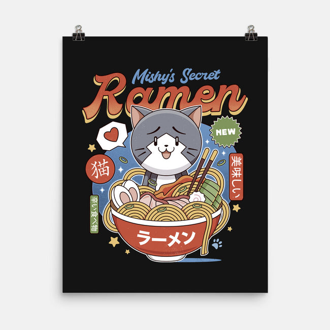 Mishelam Wonderland Mishy Ramen-None-Matte-Poster-LAGELANTEE