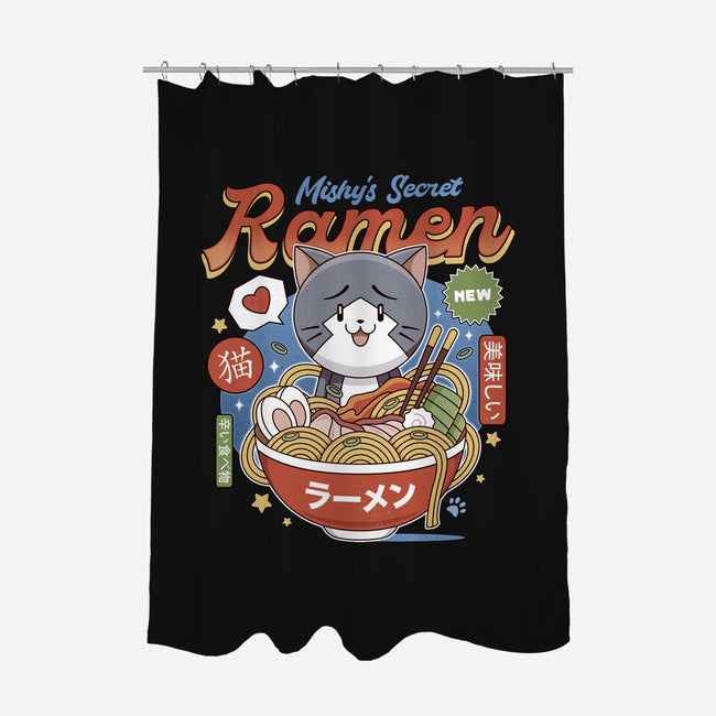 Mishelam Wonderland Mishy Ramen-None-Polyester-Shower Curtain-LAGELANTEE