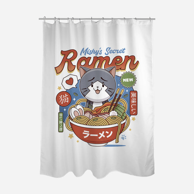 Mishelam Wonderland Mishy Ramen-None-Polyester-Shower Curtain-LAGELANTEE