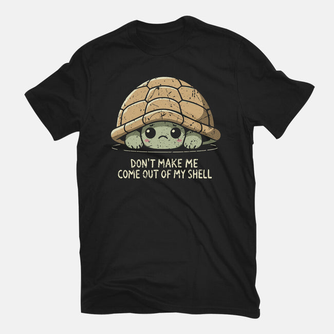 Timid Turtle-Unisex-Basic-Tee-BridgeWalker