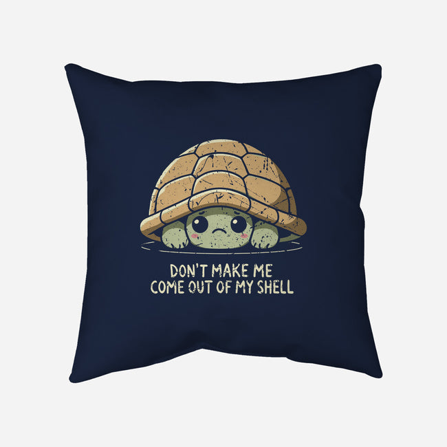 Timid Turtle-None-Removable Cover w Insert-Throw Pillow-BridgeWalker